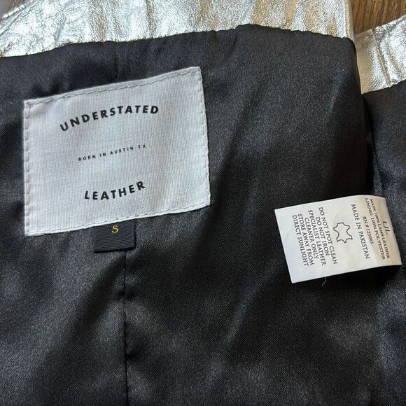 NWT Boot Barn Understated Leather metallic Mustang silver bustier coreset S - Picture 8 of 11